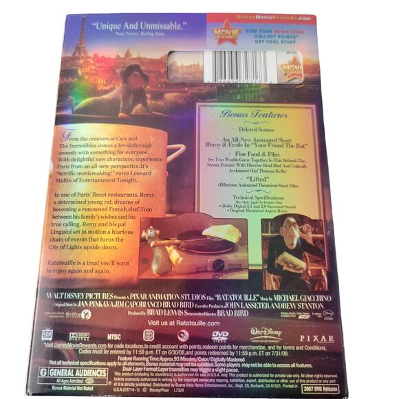 Lot of 5 DVDs Toy Story 3 Finding Nemo Ratatouille Trolls Lion King Disney Pixar - Picture 7 of 11